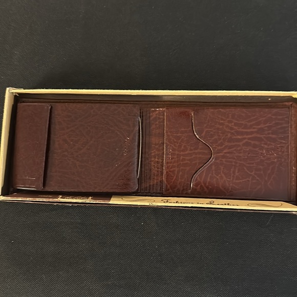 Vintage DI LIDO # 977 Water Buffalo  Leather Men's wallet - Picture 5 of 9